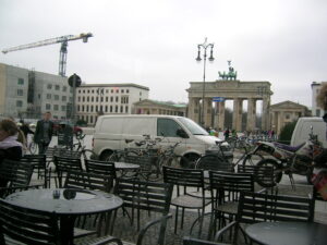 Brandenburger Tor set fra Starbucks